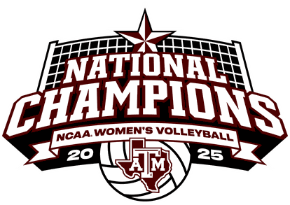 2025 Volleyball National Champions logo